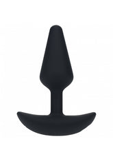 Shots LEVELZ Classic Vibrating Silicone Anal Plug Small Black Butt Plugs