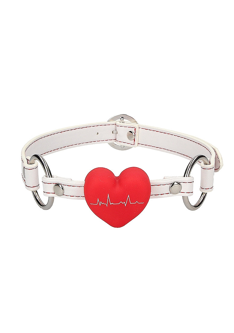 Shots Toys Nurse Theme BDSM Silicone Heart Gag Bondage Gags and Bits