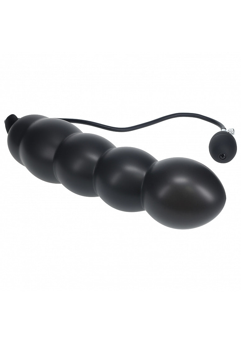 Shots LEVELZ Beaded Inflatable Silicone Anal Plug Butt Plugs