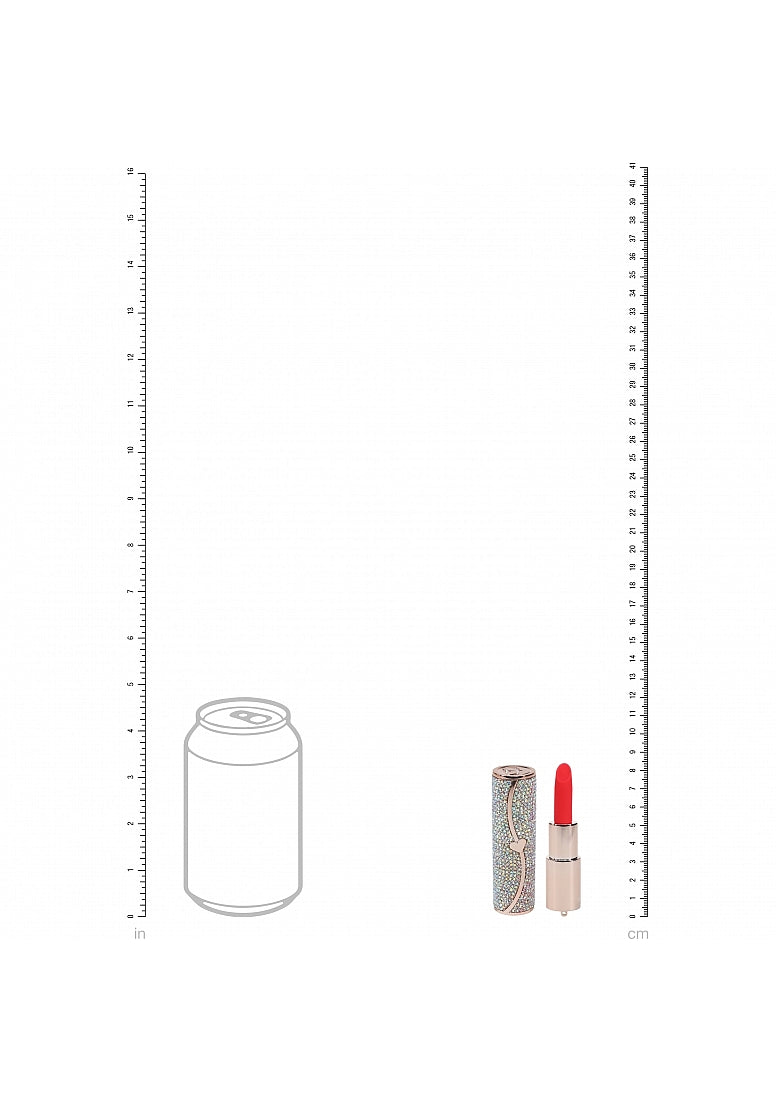 Shots Loveline Sparkle 10 Functions Lipstick Vibrator Personal Massagers