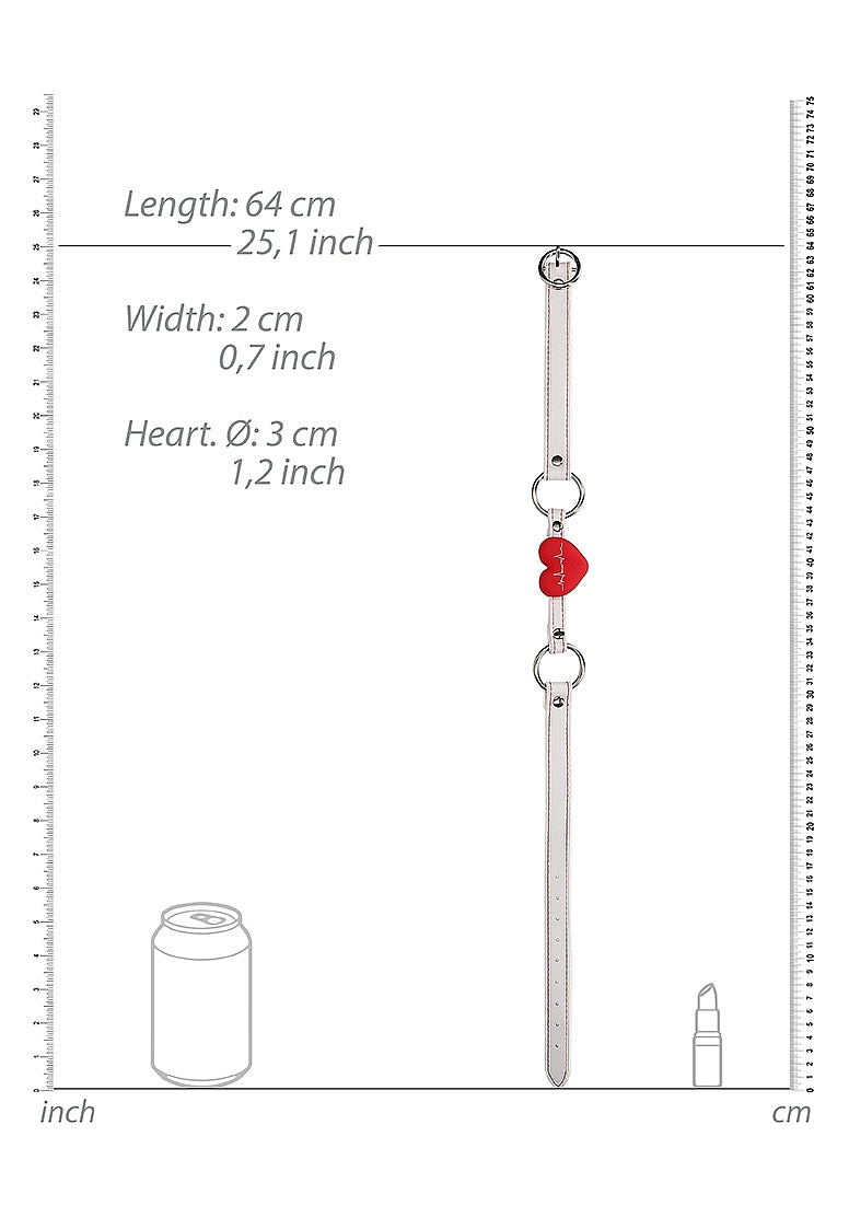 Shots Toys Nurse Theme BDSM Silicone Heart Gag Bondage Gags and Bits