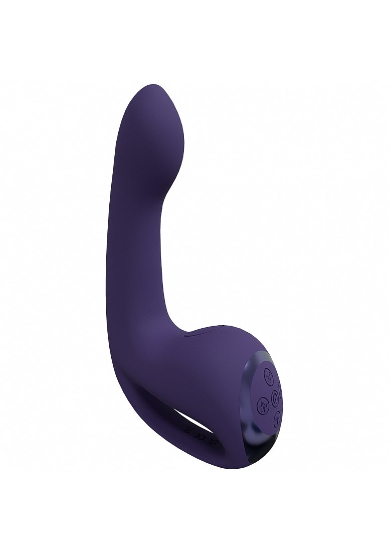 Shots Vive Riko Triple Thumper with Finger Motion G Spot Vibe - G-Spot Vibrators