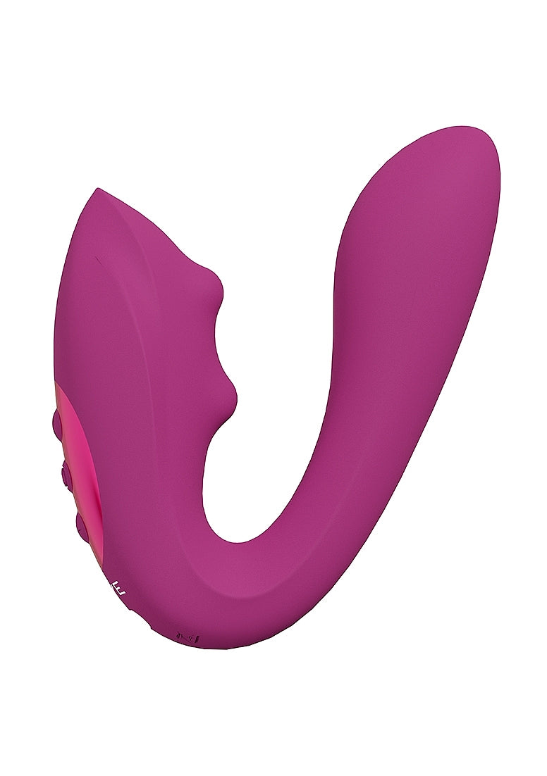 Shots Vive Yuki Dual G-Spot Silicone Vibrator with Beads - G-Spot Vibrators