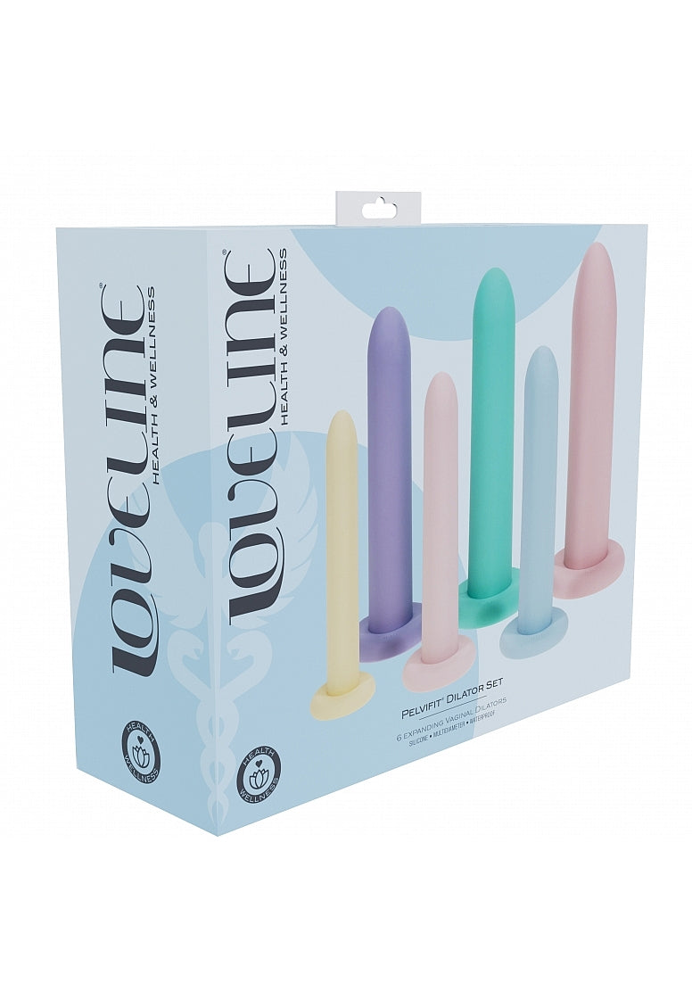 Shots Toys LOVELINE PelviFit Expanding Vaginal Dilator Set Love Eggs and Kegel Exercisers