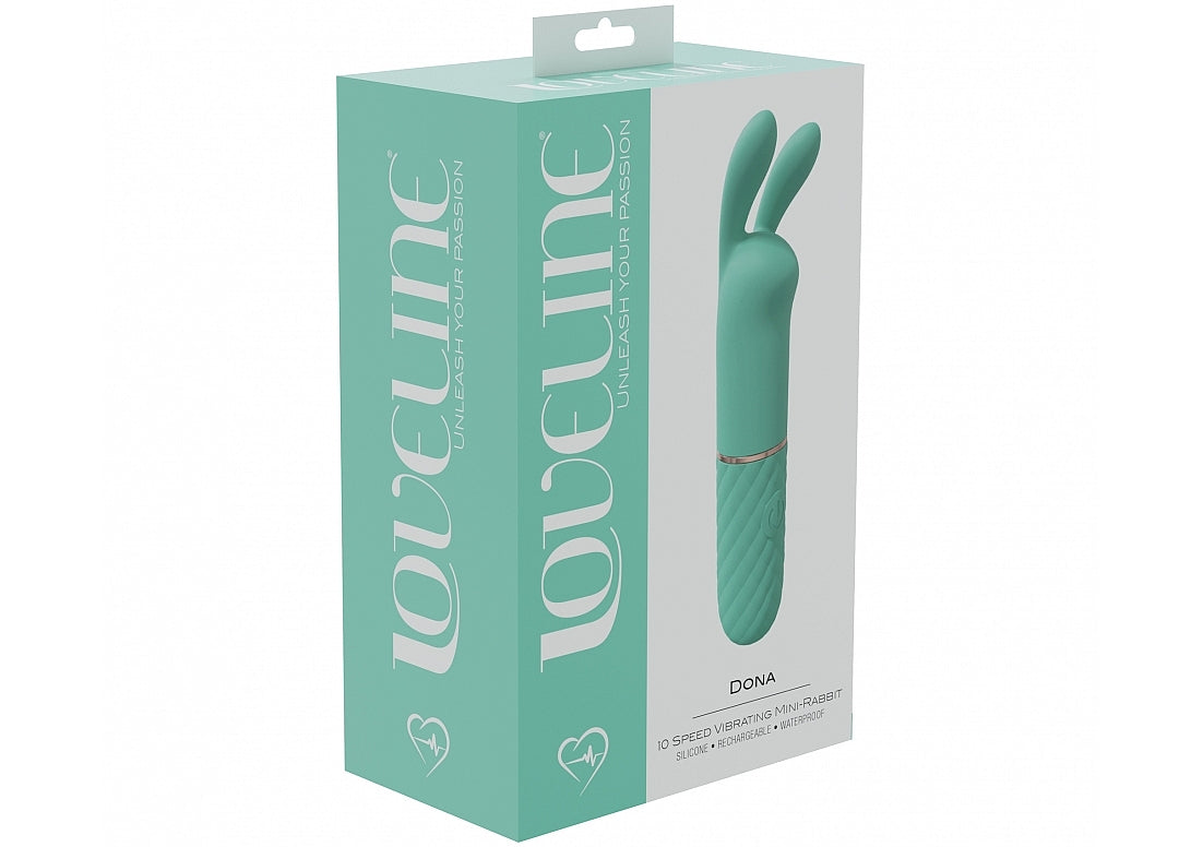 Shots LoveLine Dona 10 Speed Vibrating Mini Rabbit Massager - Rabbit Vibrators