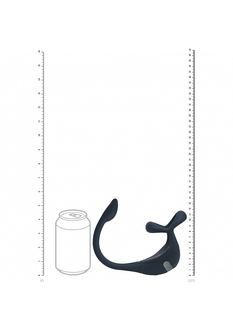 LEVELZ Vibrating TriO Cock Ring with Prostate Stimulator Vibrating Cock Rings