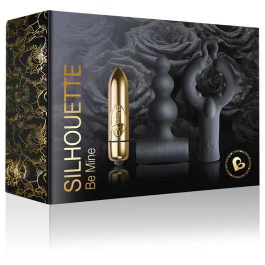 Rocks Off Silhouette Dark Desires Be Mine Vibrator Kit Vibrator Accessories