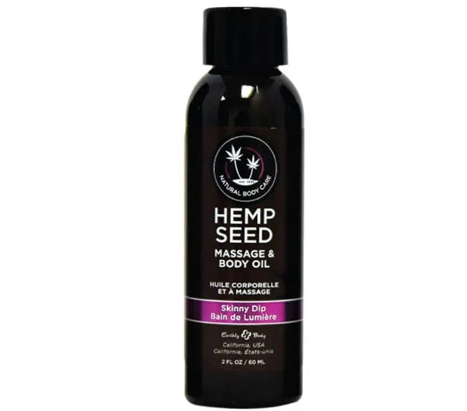 Earthly Body Hemp Seed Water Based Massage and Body Oil Sex Pheromones and Perfumes