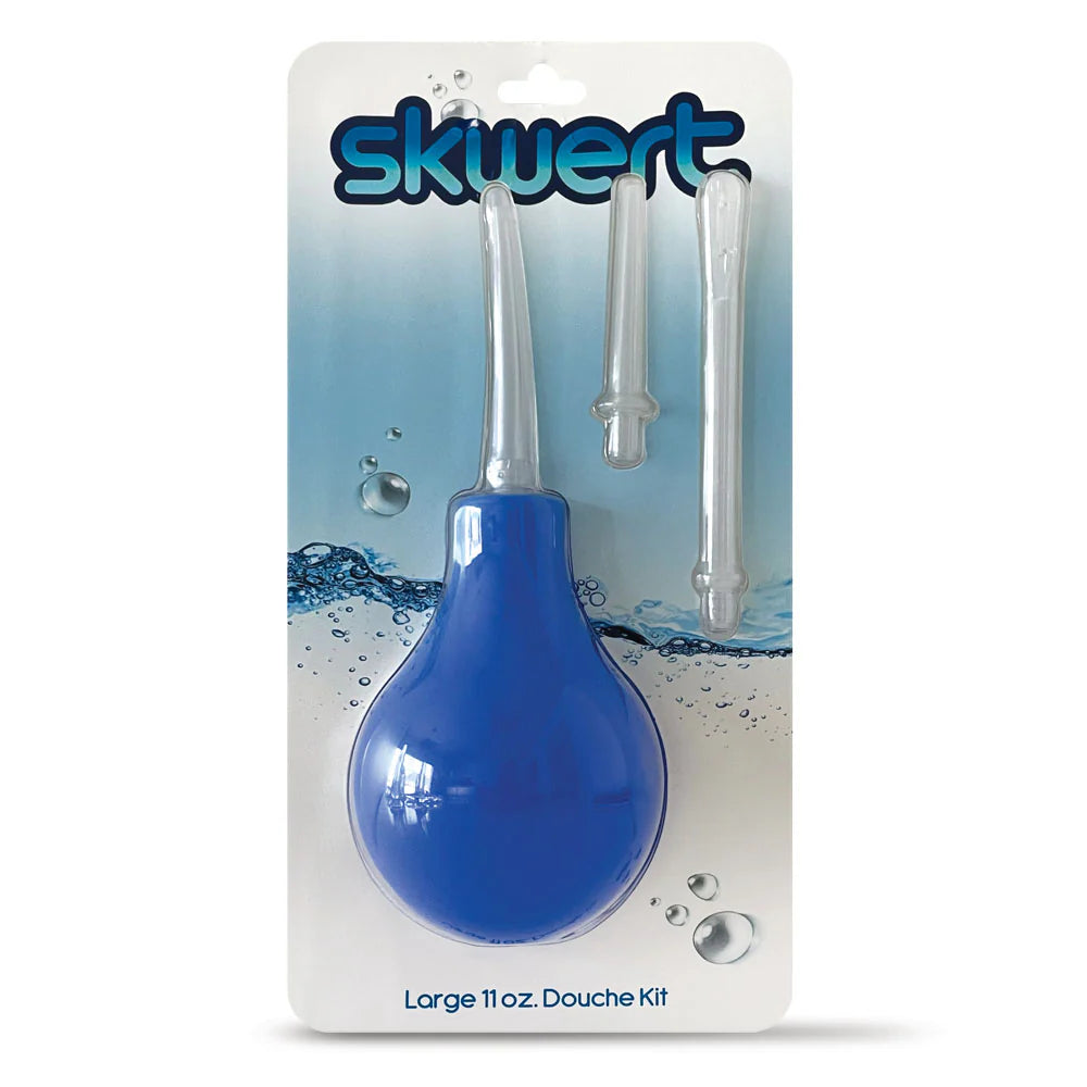Skwert Deluxe Unisex Travel Douche Set - 3 Wands, Large Capacity, Body-Safe Enemas and Douches