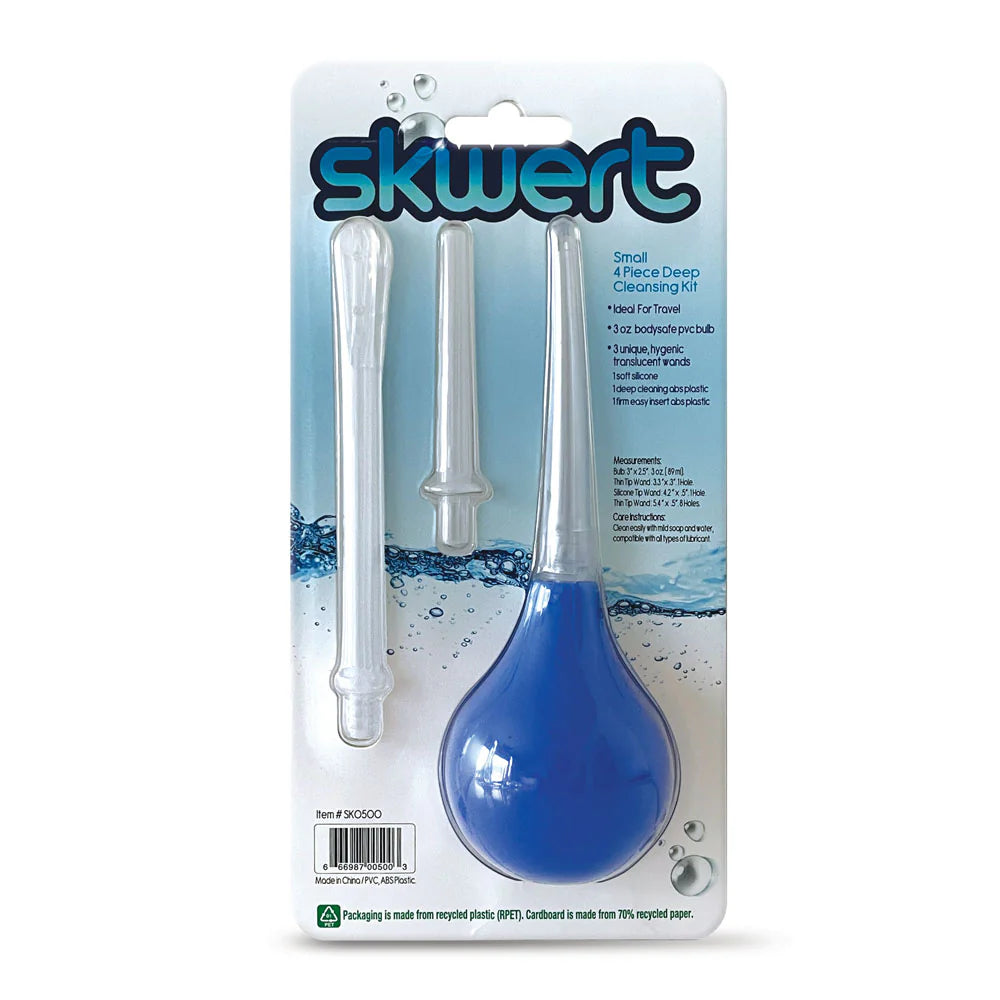 Compact Cleansing Companion - Skwert Unisex Douche System Enemas and Douches