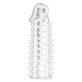 Shots Toys Realistic Spikey Penis Extension Transparent Pumps, Extenders and Sleeves