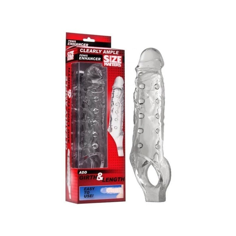 Size Matters Clearly Ample Penis Enhancer Pumps, Extenders and Sleeves