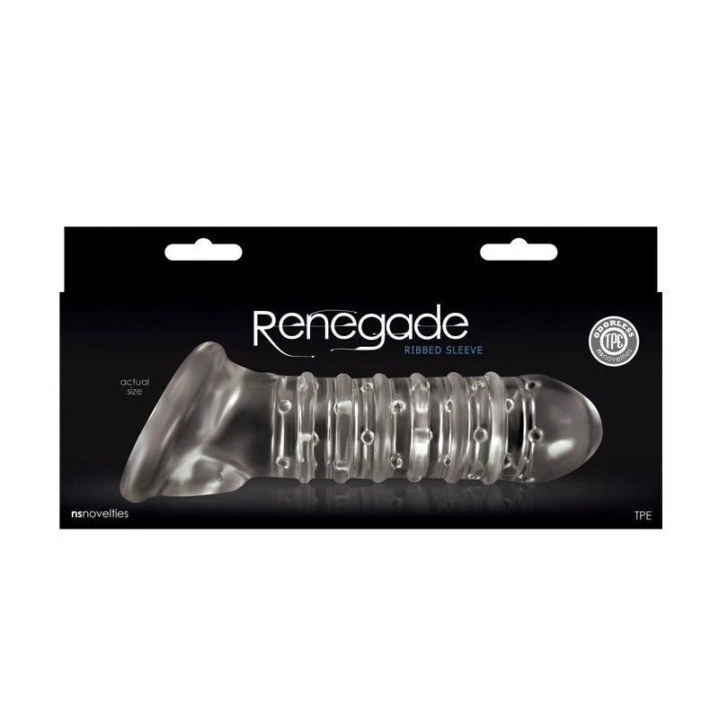 Renegade Ribbed Extender - Maximize Size and Pleasure Pumps, Extenders and Sleeves