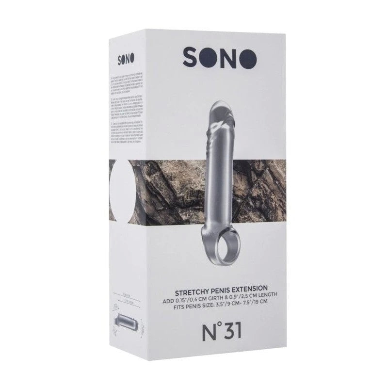 SONO No. 31 Stretchy Penis Extension Translucent Pumps, Extenders and Sleeves