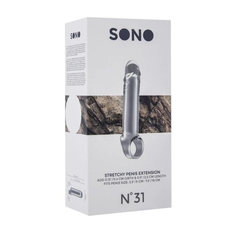 SONO No. 31 Stretchy Penis Extension Translucent Pumps, Extenders and Sleeves