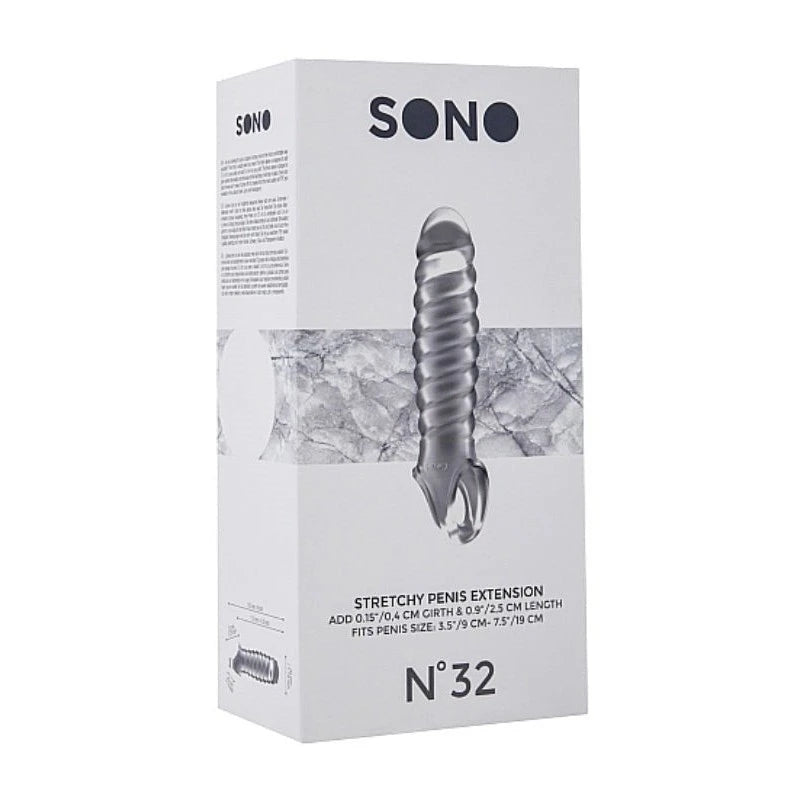 SONO No. 32 Stretchy Penis Extension Translucent Pumps, Extenders and Sleeves