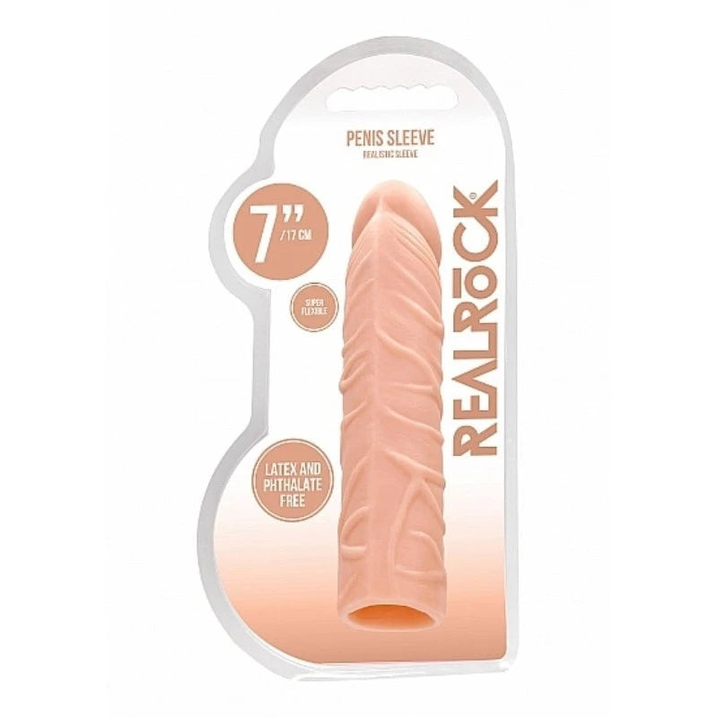 Realrock Skin Penis Sleeve 7 inch Penis Sleeves and Extenders