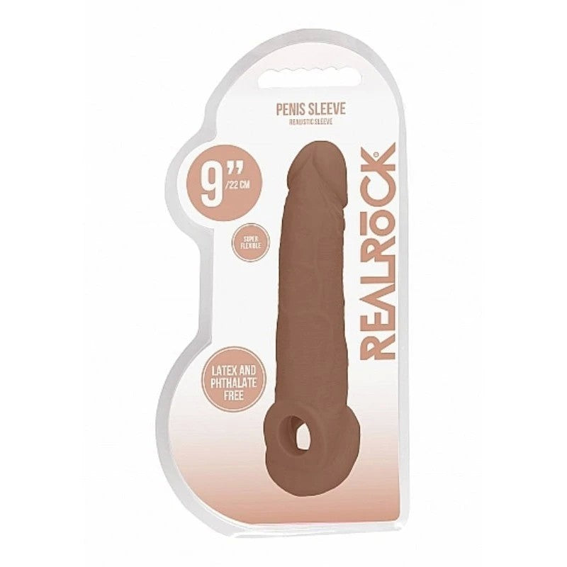 Realrock Skin Penis Sleeve 9 inch Penis Sleeves and Extenders