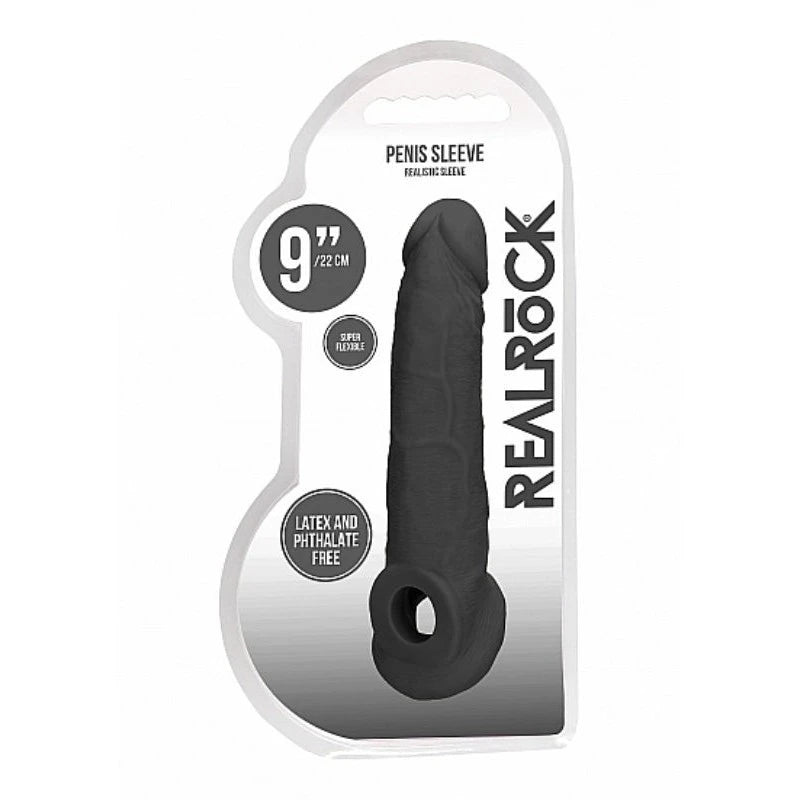 Realrock Skin Penis Sleeve 9 inch Penis Sleeves and Extenders
