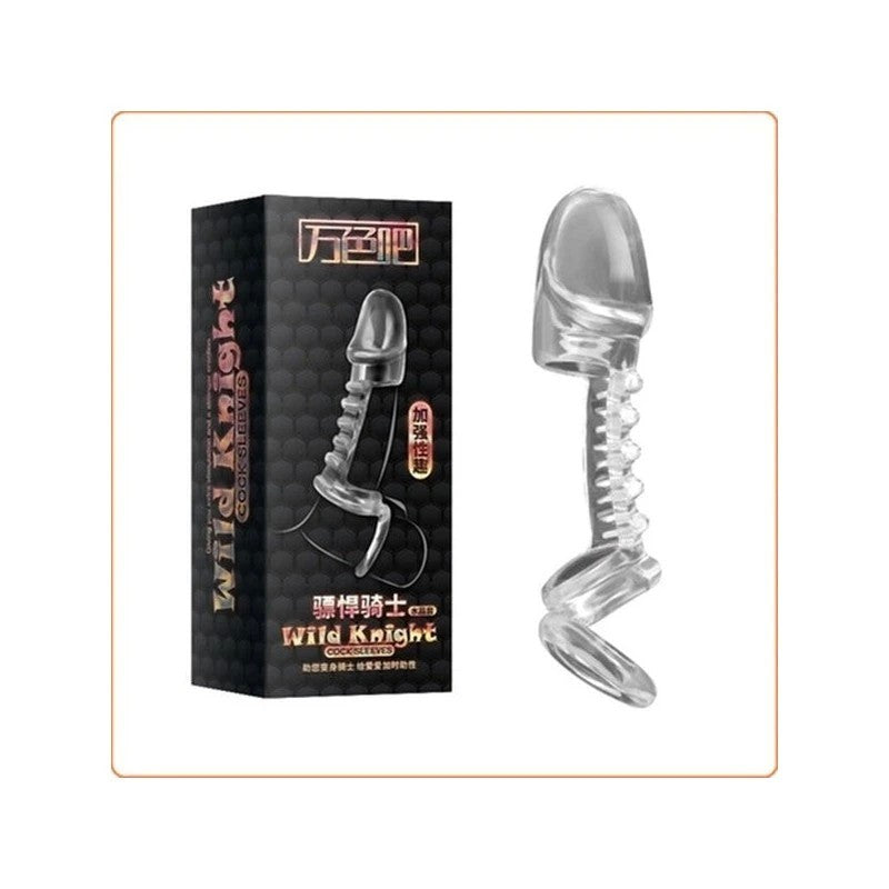 Warrion Glans Sleeve With Ball Ring Vibrating Pumps, Extenders and Sleeves