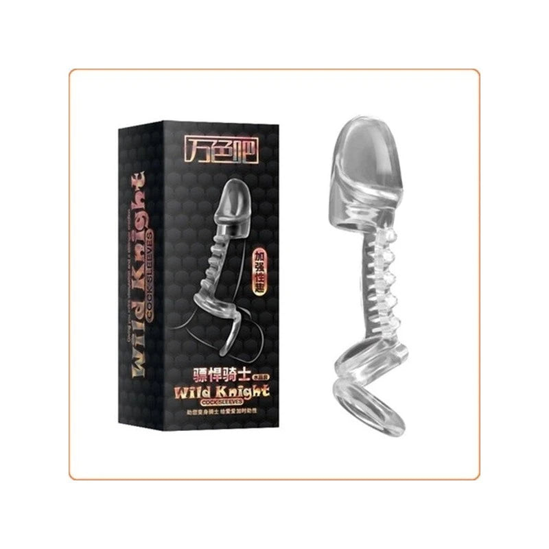 Warrion Glans Sleeve With Ball Ring Vibrating Pumps, Extenders and Sleeves