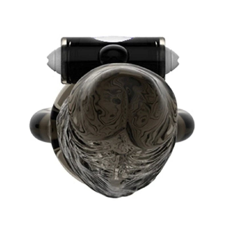 Black Warrior Veiny Vibrating Penis Sleeve Pumps, Extenders and Sleeves