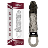 Black Warrior Thick Head Vibrating Penis Sleeve Pumps, Extenders and Sleeves