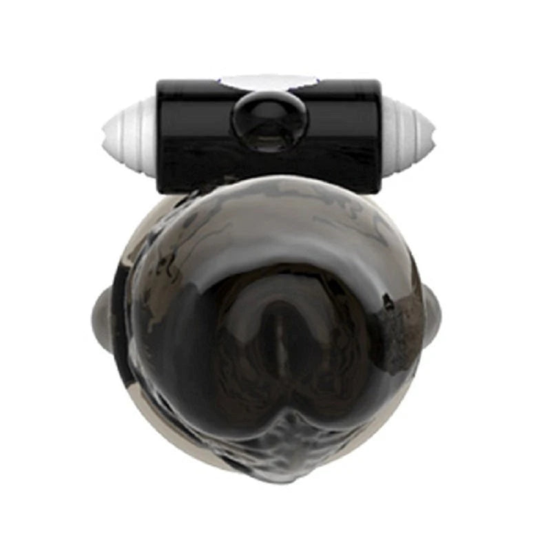 Black Warrior Thick Head Vibrating Penis Sleeve Pumps, Extenders and Sleeves