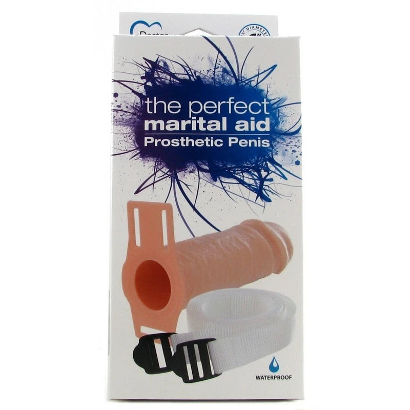Doctor Loves Perfect Marital Aid Prosthetic Penis 6 in Super Pumps, Extenders and Sleeves
