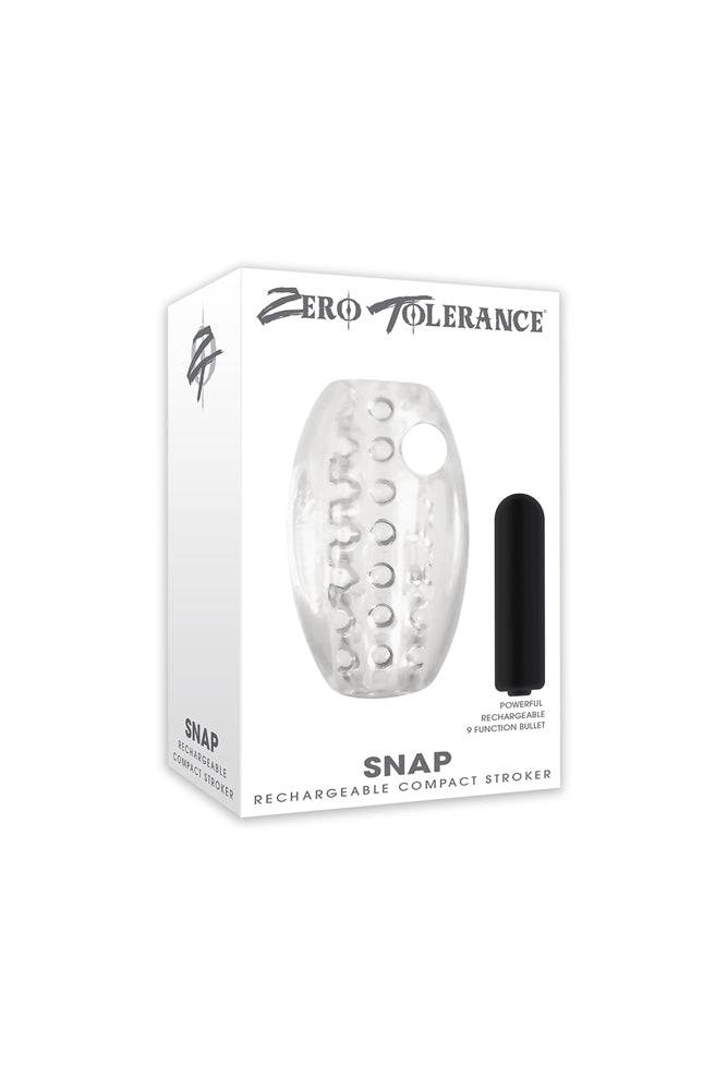 Zero Tolerance Snap Egg Shaped Vibrating Mens Stroker Masturbators and Strokers