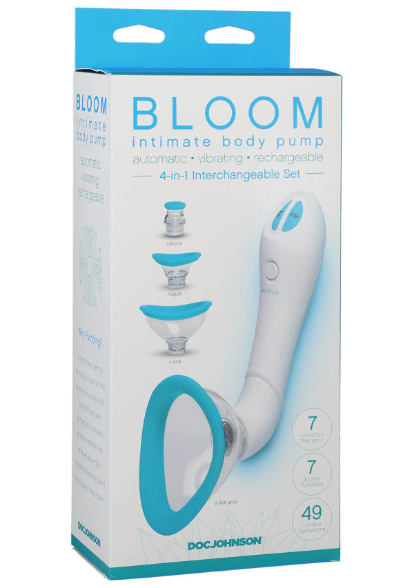 Doc Johnson Bloom Intimate Automatic Vibrating Body Pump Pussy And Clit Toys