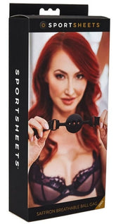 Sportsheets Saffron Breathable Ball Gag Bondage Gags and Bits