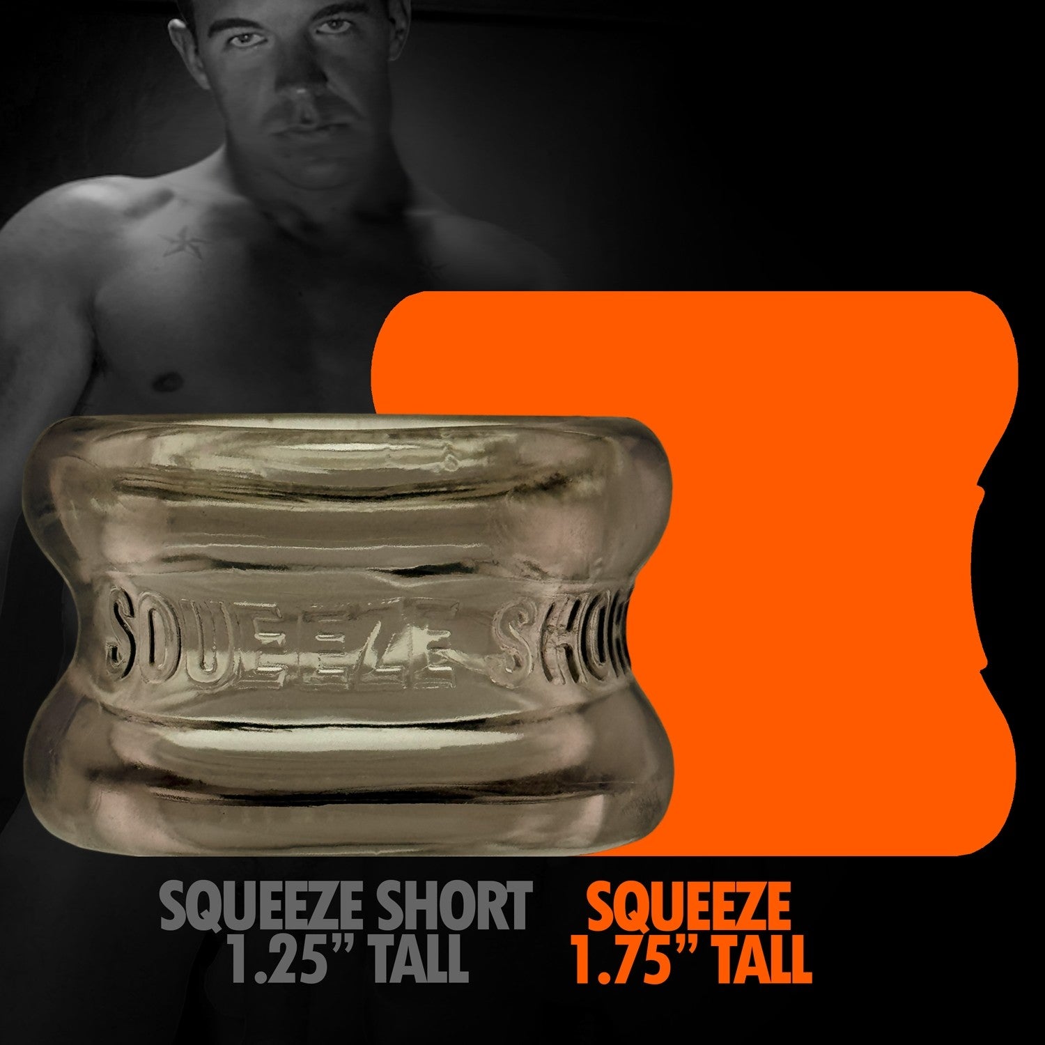 Oxballs Squeeze Short Hourglass Mens Ball Stretcher - Ball Stretchers and Crushers