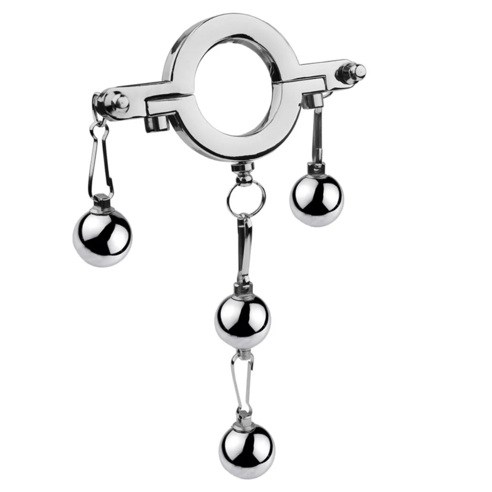 BDStyle Stainless Steel Pleasure Enhancers - Adjustable Sizes for Personalized Comfort Steel Sex Toys