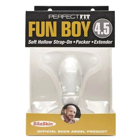 Perfect Fit Fun Boy 4.5 Inch Soft Hollow Strap-On - Butt Plugs