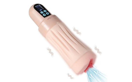 Xise Suctroker Dual Density Vibrating Vaginal Masturbator V3 - Masturbators and Strokers