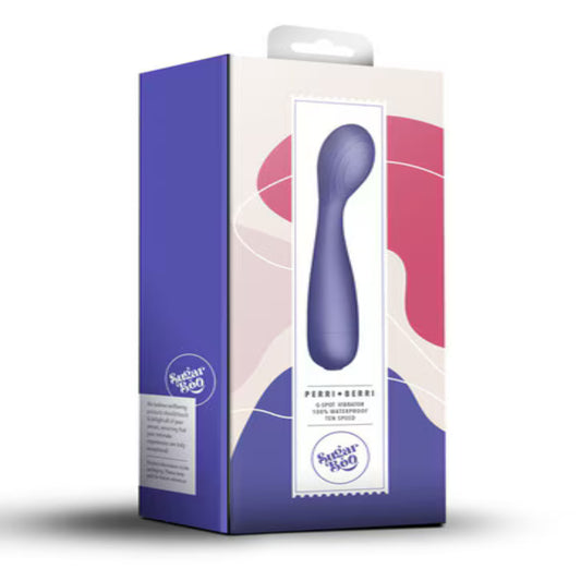 Rocks Off SugarBoo Peri Berri 10 Function Waterproof G Spot Vibrator Blue - G-Spot Vibrators