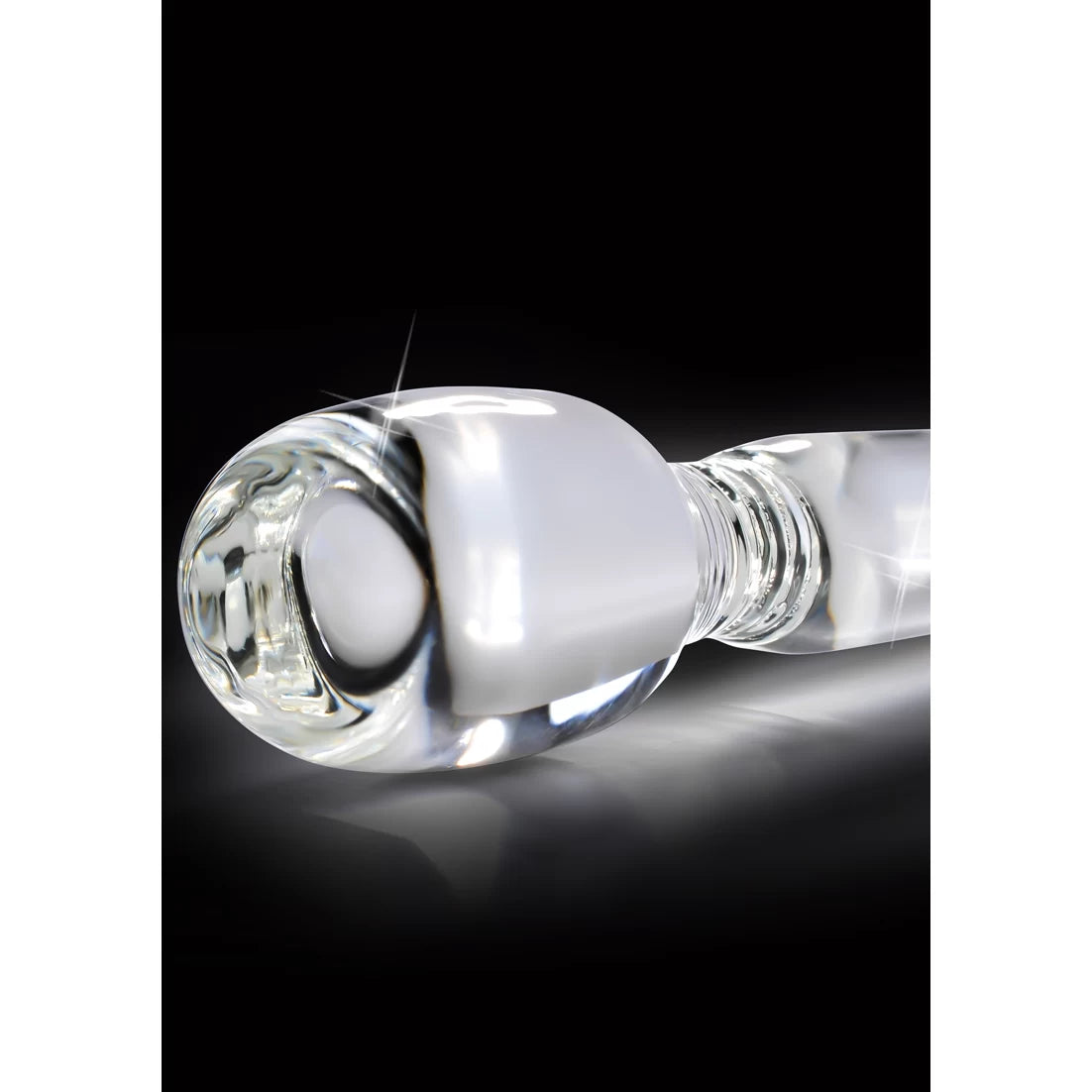 Pipedream Icicles No 58 Glass Body Wand Massager Glass Sex Toys