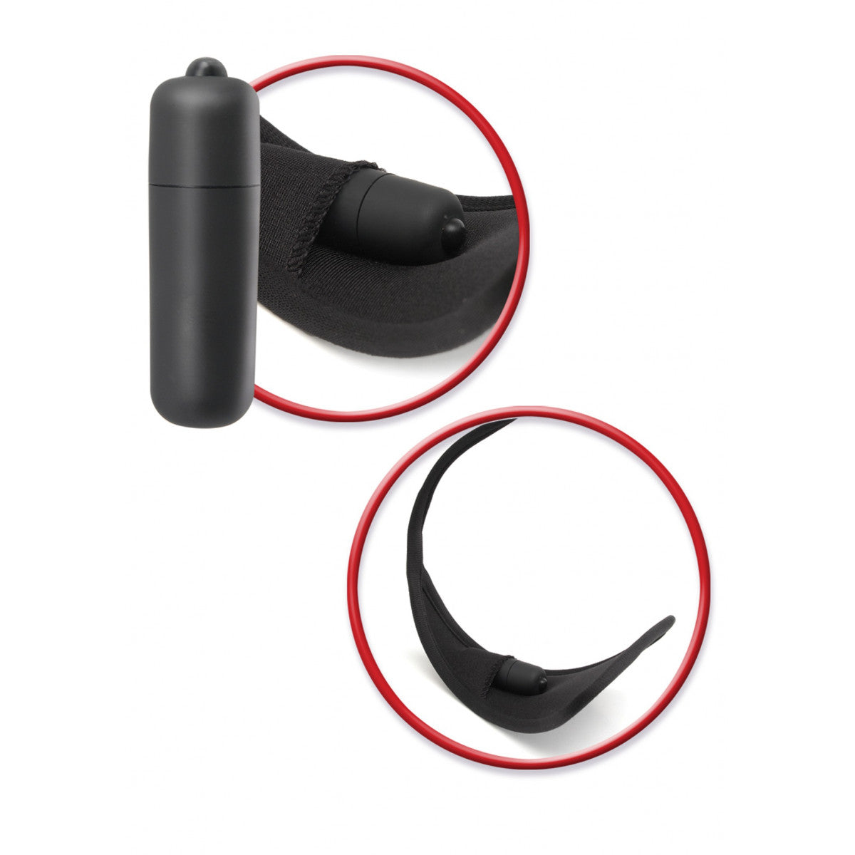 Pipedream Fetish Fantasy Plus-Size Vibrating Strapless Thong Strap On Sextoys