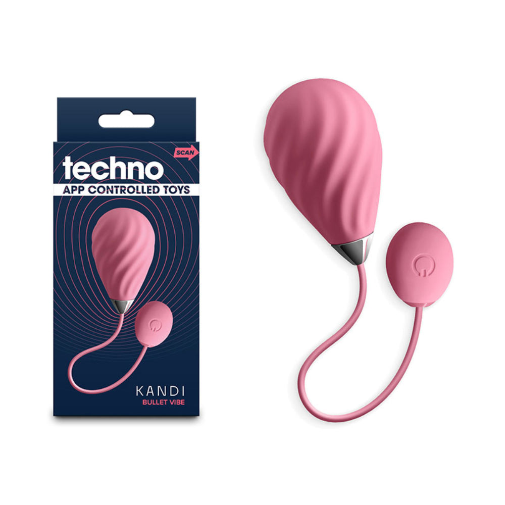 NS Novelties Techno Kandi - Rechargeable Vibrating Egg with App Control Personal Massagers