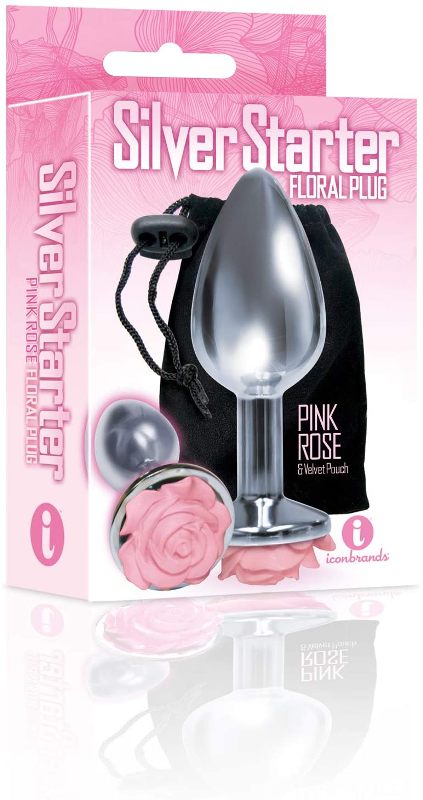 The 9's Silver Starter - Rose - Butt Plugs