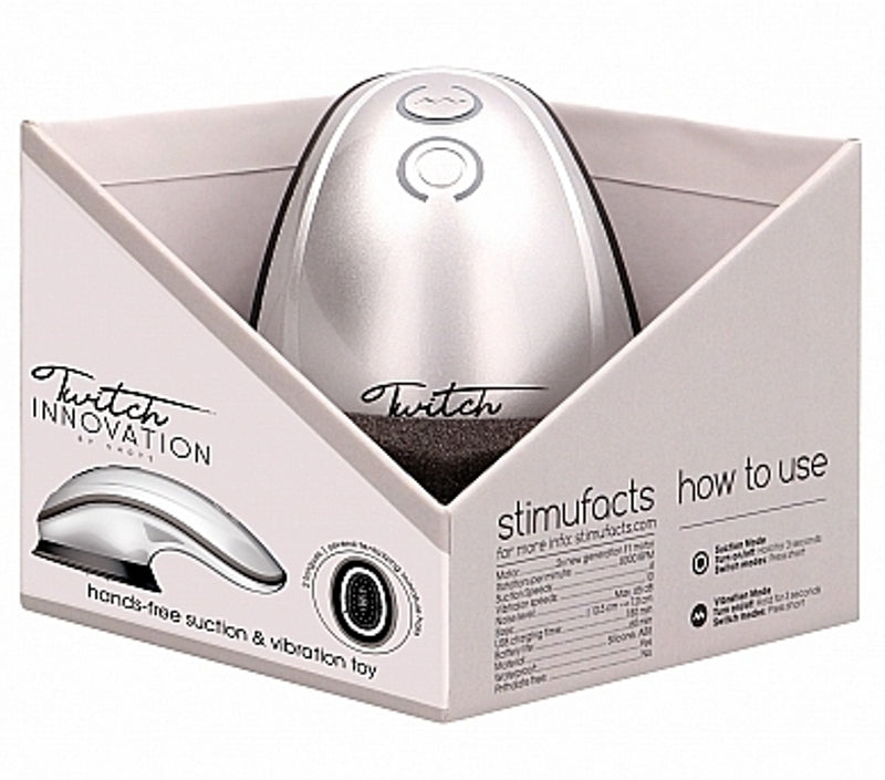 Twitch Hands-Free Suction and Vibration Toy - Clit Ticklers and Pulsators