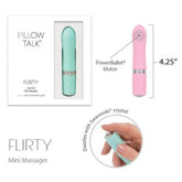 Pillow Talk Flirty Bullet Personal Massagers