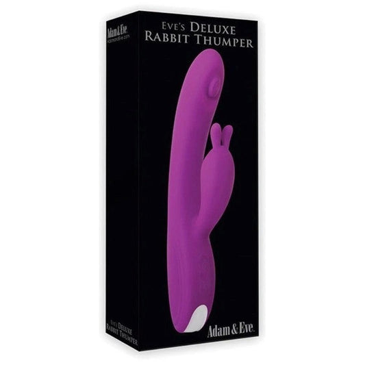 Eve's Deluxe Rabbit Thumper - Dual Motors, Nine Functions, Sensations Galore - Rabbit Vibrators