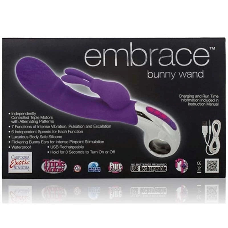 Embrace Bunny Wand Butt Plugs