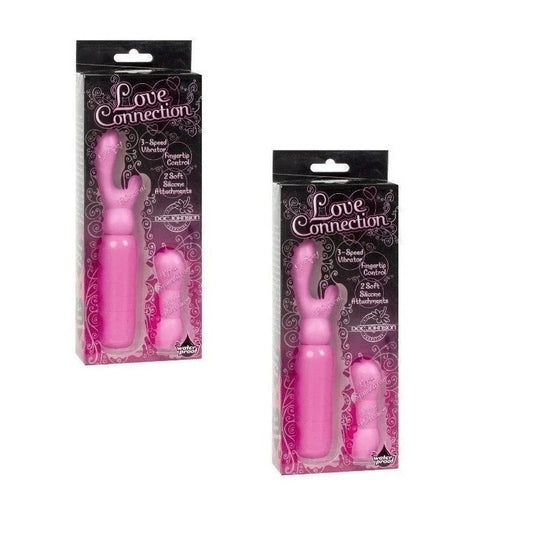 Doc Johnson Love Connection 3 Functions Finger Vibrator - Finger and Tongue Vibrators