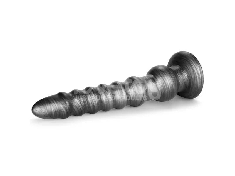 Lovetoy King Sized Vibrax Slider Vibrating Dildo Grey Vibrating Dildos