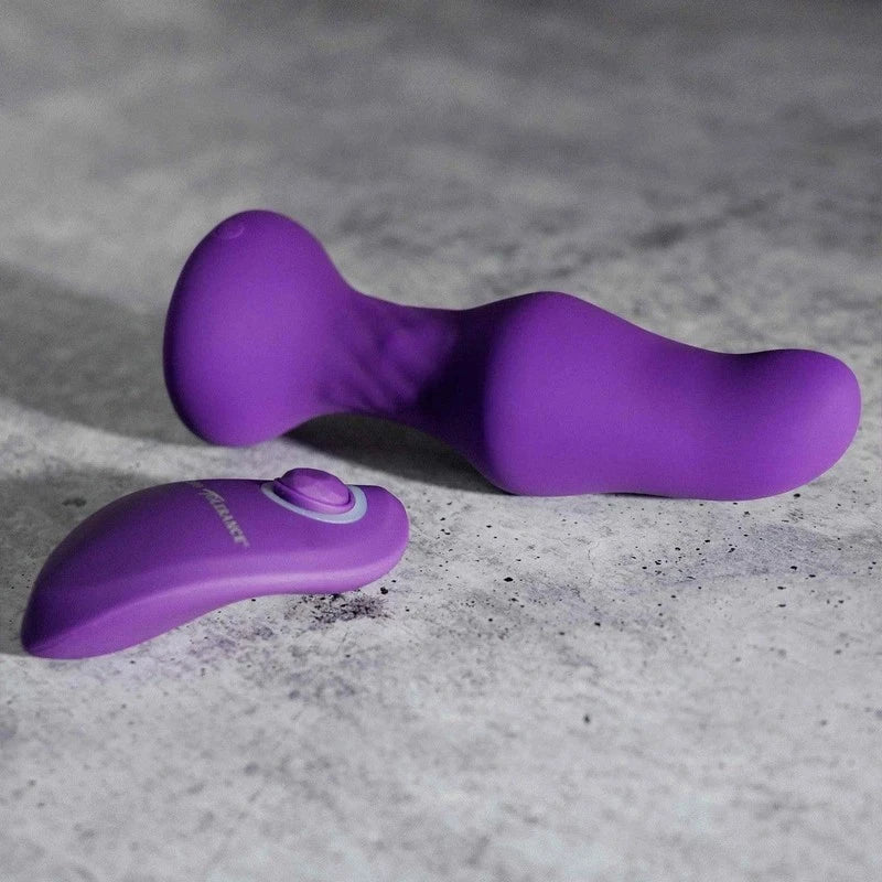 Zero Tolerance Tunnel Teaser Butt Plug with Remote Purple Butt Plugs