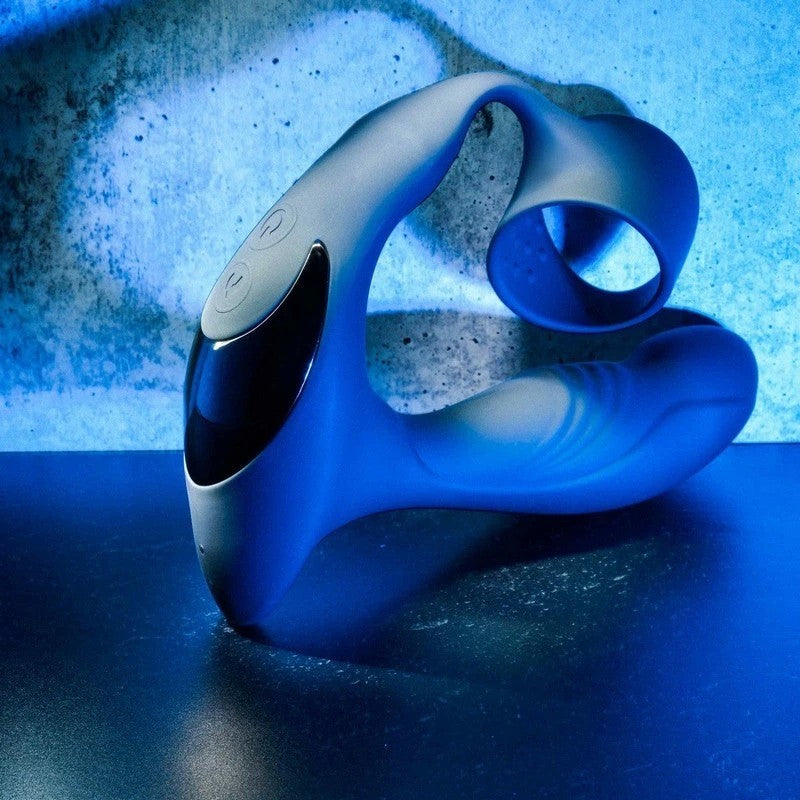 Zero Tolerance Strapped & Tapped Prostate Vibrator Black Butt Plugs