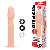 Size Up Realistic 2" Penis Extender - Enhance Your Intimate Experiences Pumps, Extenders and Sleeves